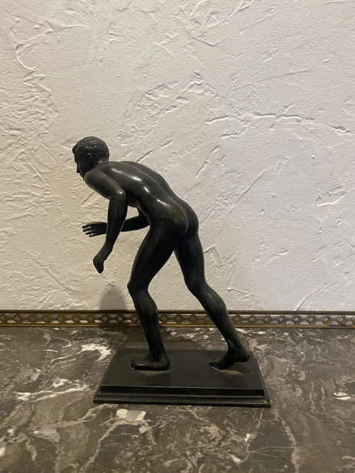 Sculpture - Bronze - Runner - Grand Tour - Italy - 19th century