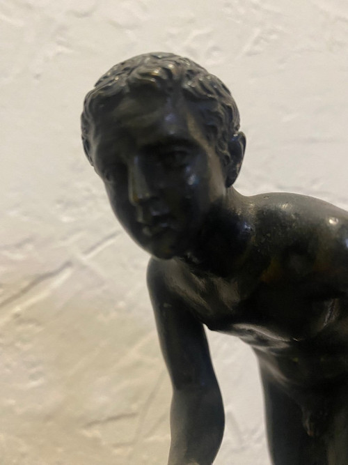 Sculpture - Bronze - Runner - Grand Tour - Italy - 19th century