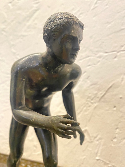 Sculpture - Bronze - Runner - Grand Tour - Italy - 19th century
