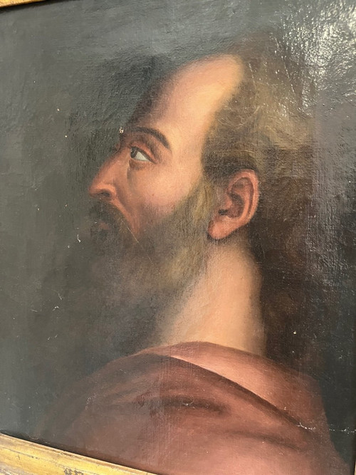 Gemälde – Öl auf Leinwand – Heiliger Josef – Italien – 18. Jahrhundert