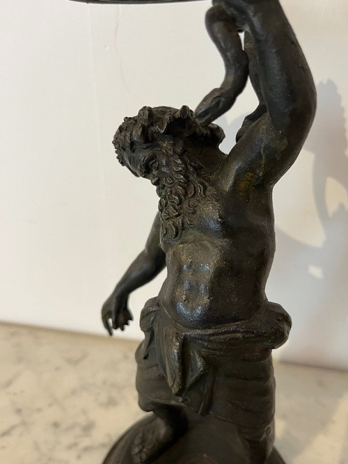 Sculpture Bronze - Grand Tour - Silenus - Italie - XIX ème