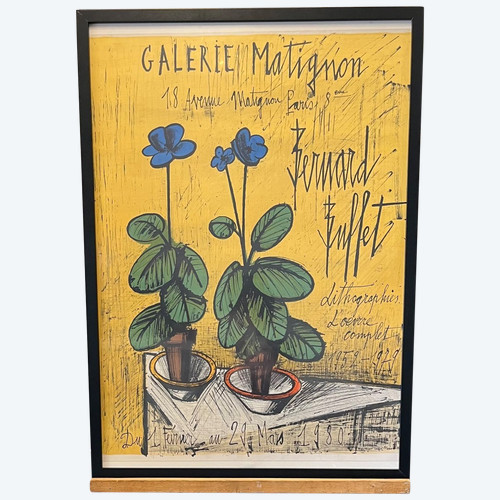 Affiche Encadrée - Bernard Buffet - France - XX ème