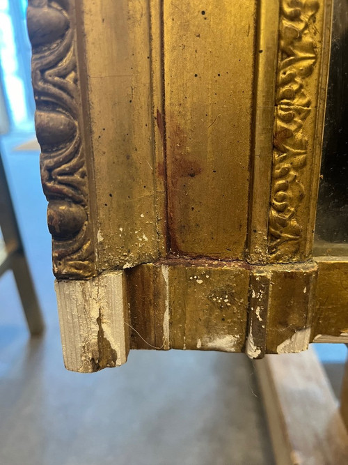 Important Miroir - Bois Doré - France - XIX ème