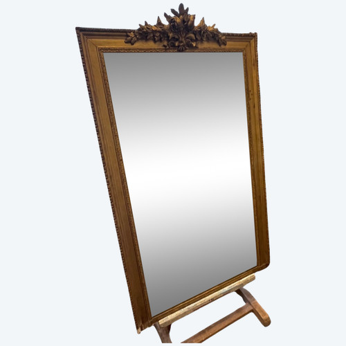Important Miroir - Bois Doré - France - XIX ème