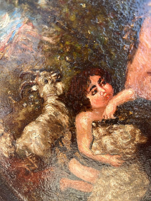 Tableau - Huile Sur Toile - Italie - XIX ème