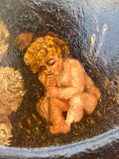 Tableau - Huile Sur Toile - Italie - XIX ème