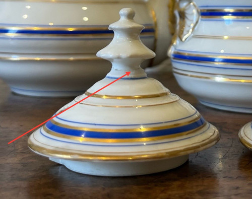 Service Thé / Café - Porcelaine - Vieux Paris - France - XIX ème