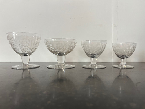 Brille (36) – Ispahan-Modell – Baccarat – Frankreich – 20. Jahrhundert