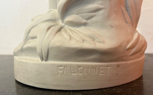 Sculpture - Biscuit - Falconet - France - 19th century