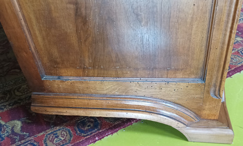 Armadio in noce intagliato Art Nouveau