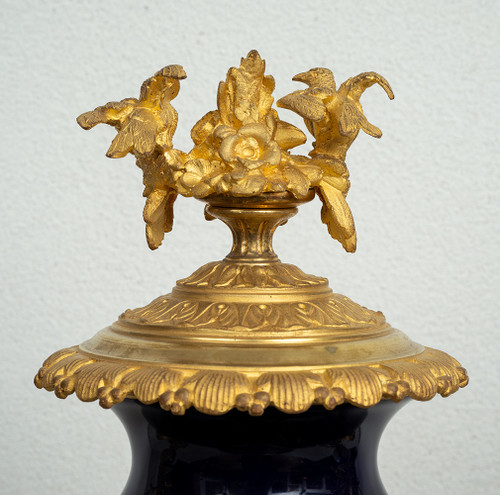 Garniture Ancienne Napoléon III Du 19ème Siècle.