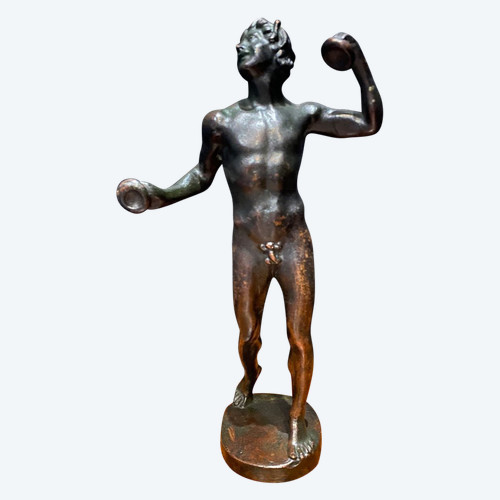 Sculpture Bronze - Faune - Barga (d’après) - Italie - XVIII ème