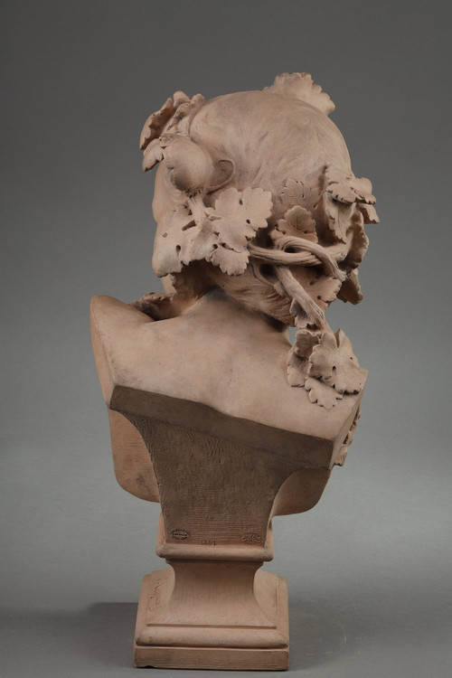 L'Espiègle ou la rieuse aux pampres de vignes von Jean Baptiste CARPEAUX