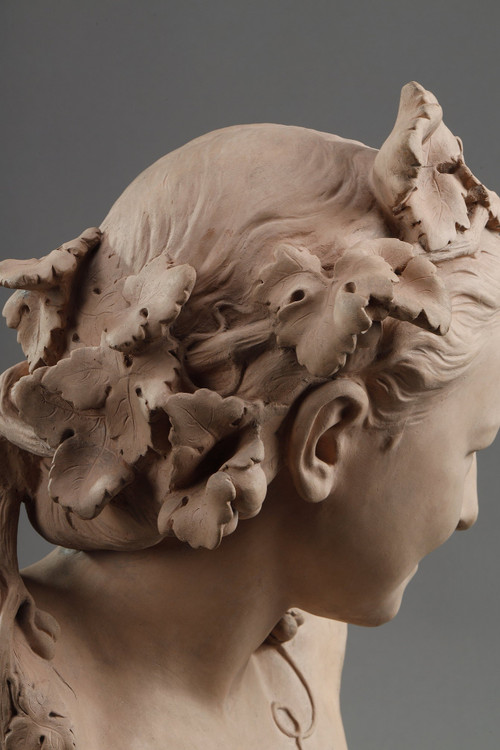 L'Espiègle ou la rieuse aux pampres de vignes von Jean Baptiste CARPEAUX