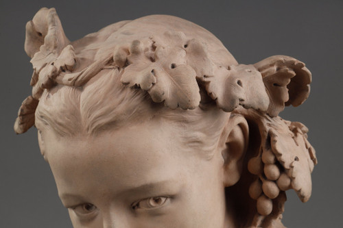 L'Espiègle ou la rieuse aux pampres de vignes von Jean Baptiste CARPEAUX