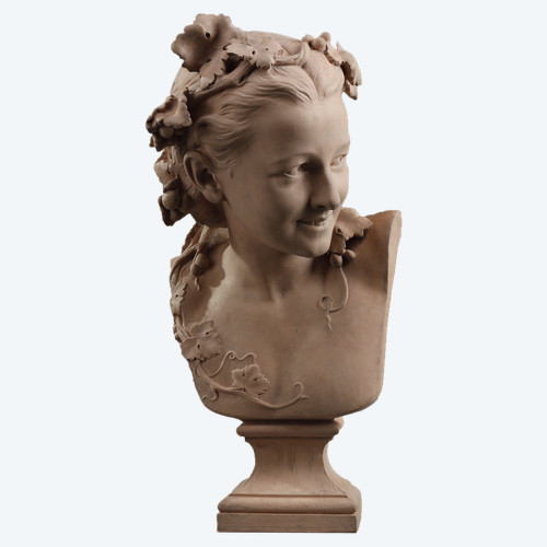 L'Espiègle ou la rieuse aux pampres de vignes von Jean Baptiste CARPEAUX