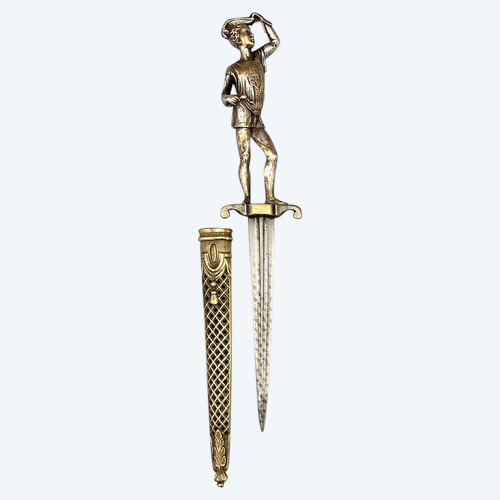 Dague romantique avec fourreau ajouré - France - XIXème siècle