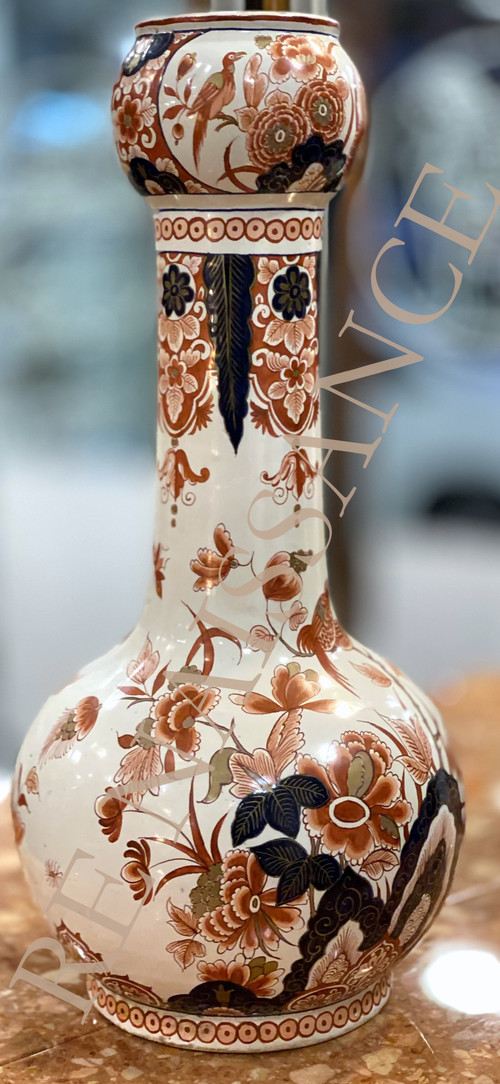 Large double bulb vase