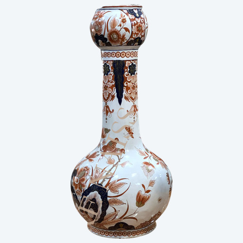 Large double bulb vase