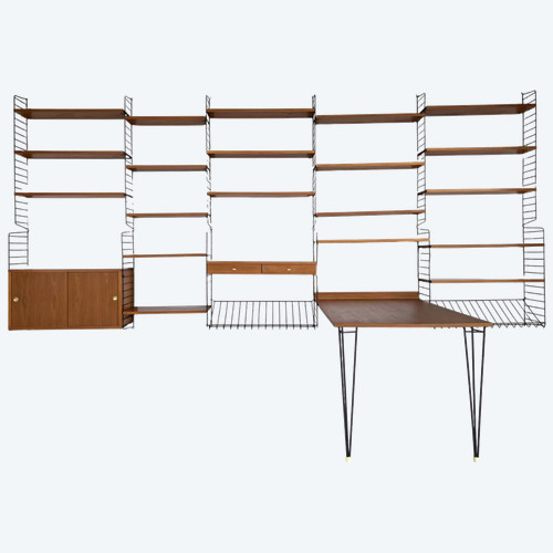 String System by Nisse Strinning for String Design AB, Sweden 1960s
