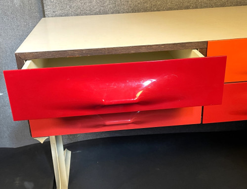Cassettiera di servizio df2000 edizione Dounbisky di Raymond Loewy 