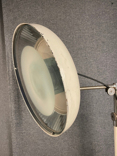 Large surgical lamp, BBT, circa 1950 vintage floor lamp, loft