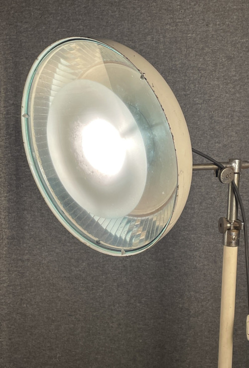Large surgical lamp, BBT, circa 1950 vintage floor lamp, loft