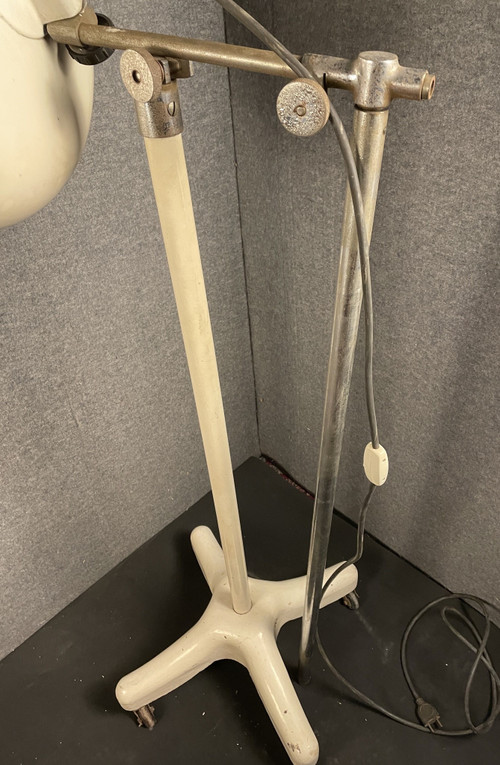 Large surgical lamp, BBT, circa 1950 vintage floor lamp, loft