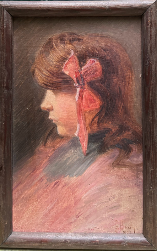 Gaston Bouy (1866-1943) Filet im Profil, 1901