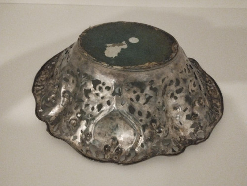 Elégante et grande corbeille, centre de table ancien