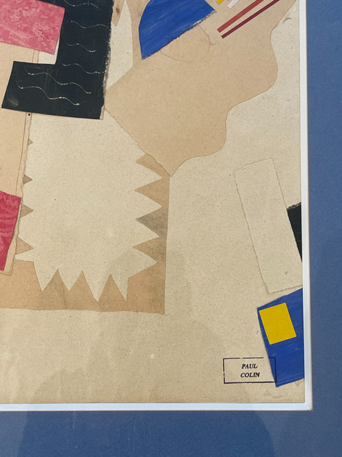 Paul COLIN (1892 – 1986), composizione cubista, 1925