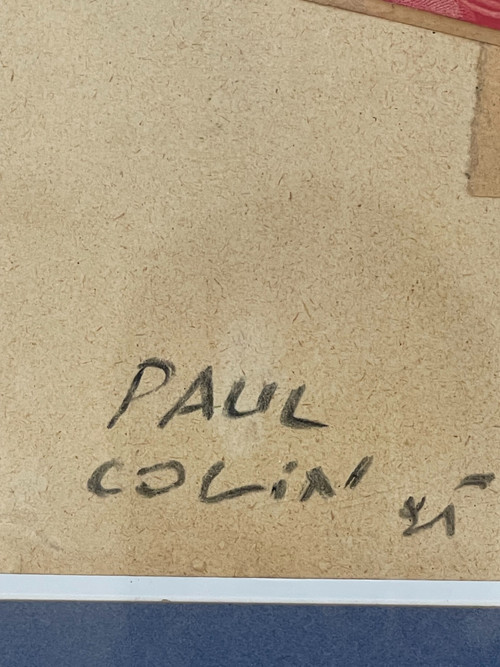 Paul COLIN (1892 – 1986), composizione cubista, 1925