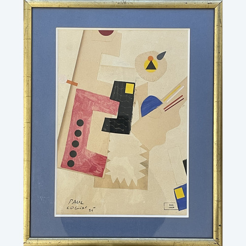 Paul COLIN (1892 – 1986), composizione cubista, 1925