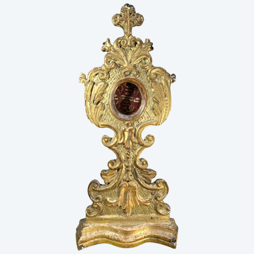 Ostensorio italiano con sei reliquie - XVIII secolo    