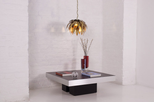 Lampada a sospensione Agave in ottone Maison Jansen