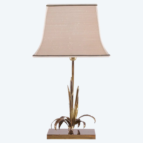 Lampada a canna in ottone di Maison Jansen