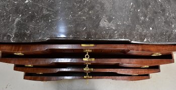 Cassettone intarsiato Transizione Luigi XV - Luigi XVI - 1a parte XIX
