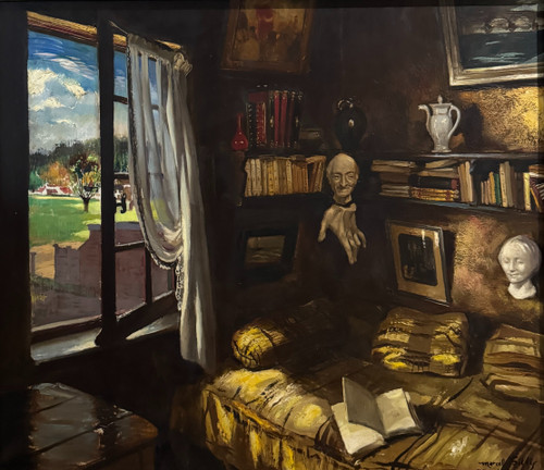 Marcel Gillis (1897-1972) Il mio laboratorio, Mons, 1937