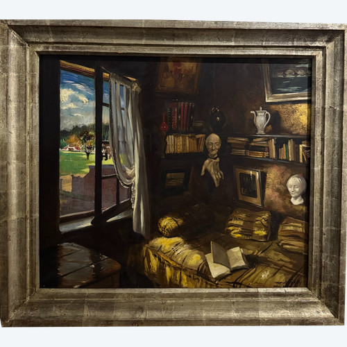 Marcel Gillis (1897-1972) Il mio laboratorio, Mons, 1937