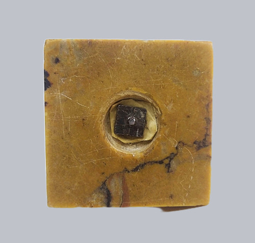 Stivale porta fiammiferi con scultura in bronzo delle Sette Leghe 