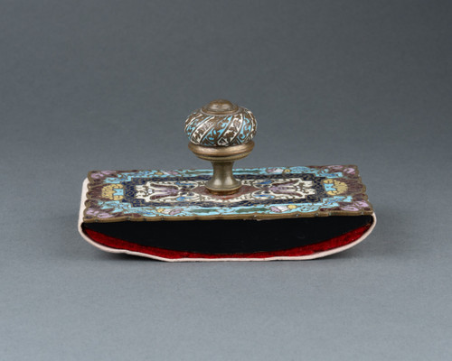 Cloisonné-Email-Schreibtischset, 19. Jahrhundert 