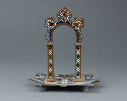 Cloisonné-Email-Schreibtischset, 19. Jahrhundert 