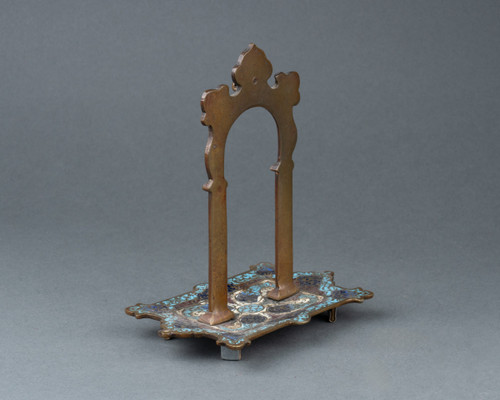 Cloisonné-Email-Schreibtischset, 19. Jahrhundert 