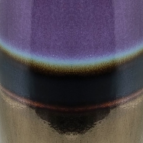 Superbe vase Space Age des années 1970 en céramique de Brambilla. Fabriqué en Italie