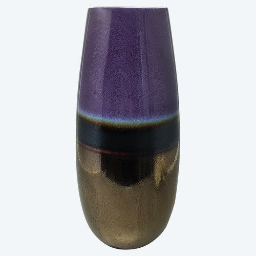 Superbe vase Space Age des années 1970 en céramique de Brambilla. Fabriqué en Italie