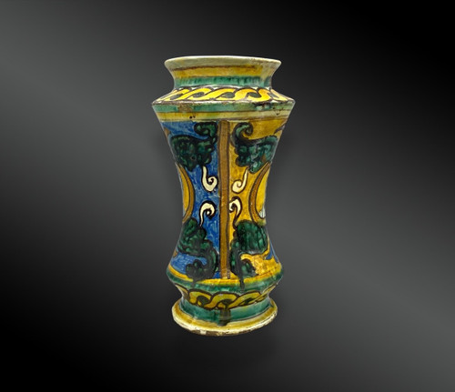 VASO DA FARMACIA o ALBARELLO - Palermo, Sicilia, Italia - Fine XVII - inizi XVIII secolo 