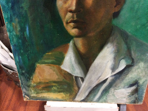 Portrait of a man -Meryem Cardot 