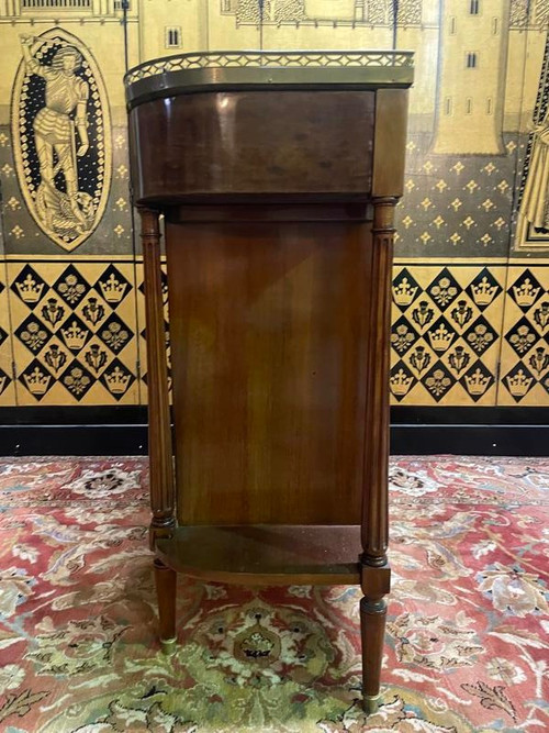 Console d'entrée de style Louis XVI en acajou