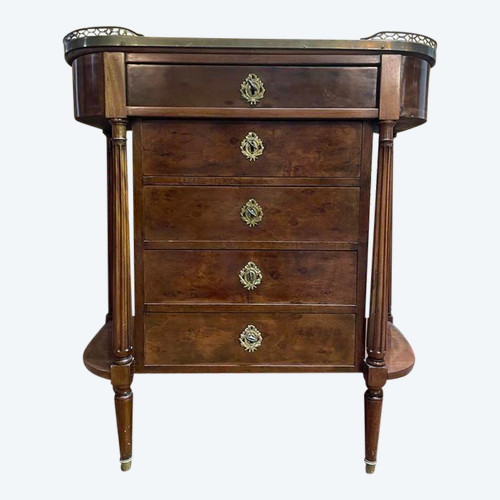 Console d'entrée de style Louis XVI en acajou