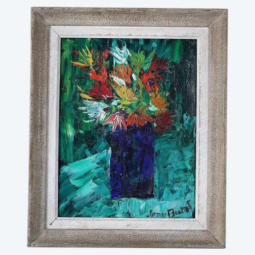 Blumen, signiert: Jean BOUTIET, um 1950/60, Französische Schule
